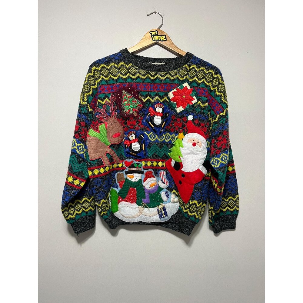 Vintage Christmas Knit Sweater